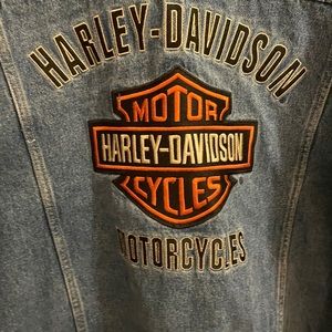 Men’s size large Harley Davidson Jean jacket